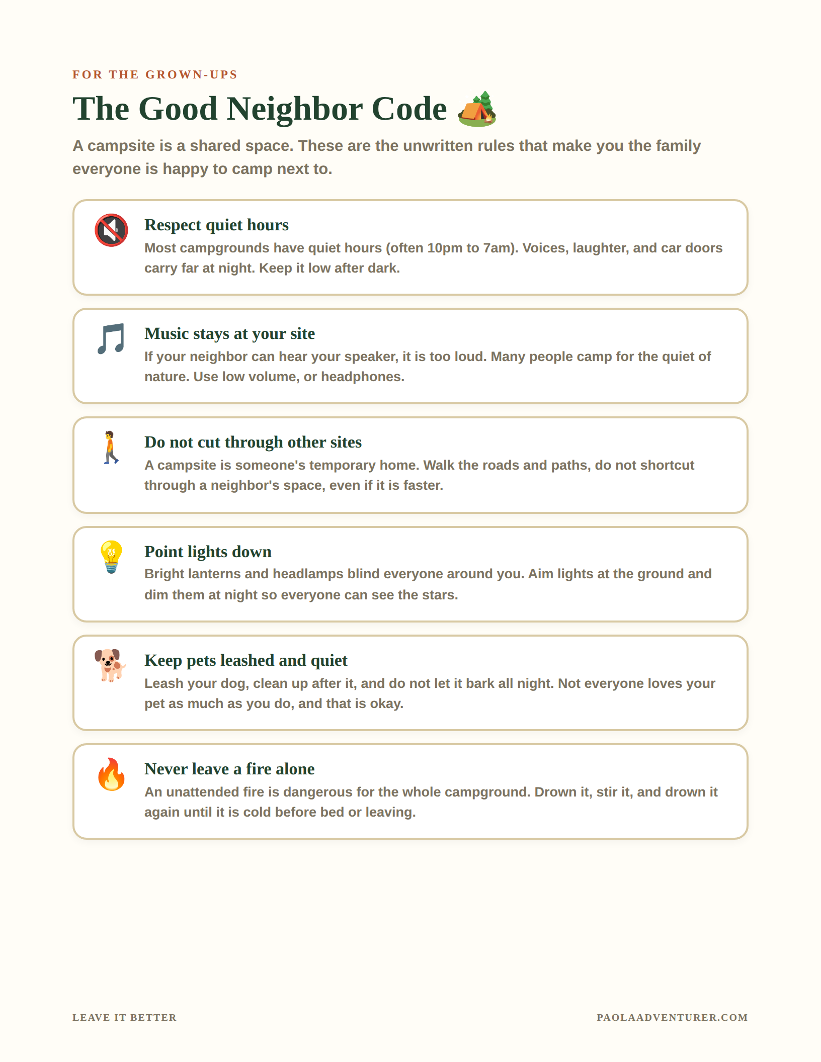 Good Neighbor Code page