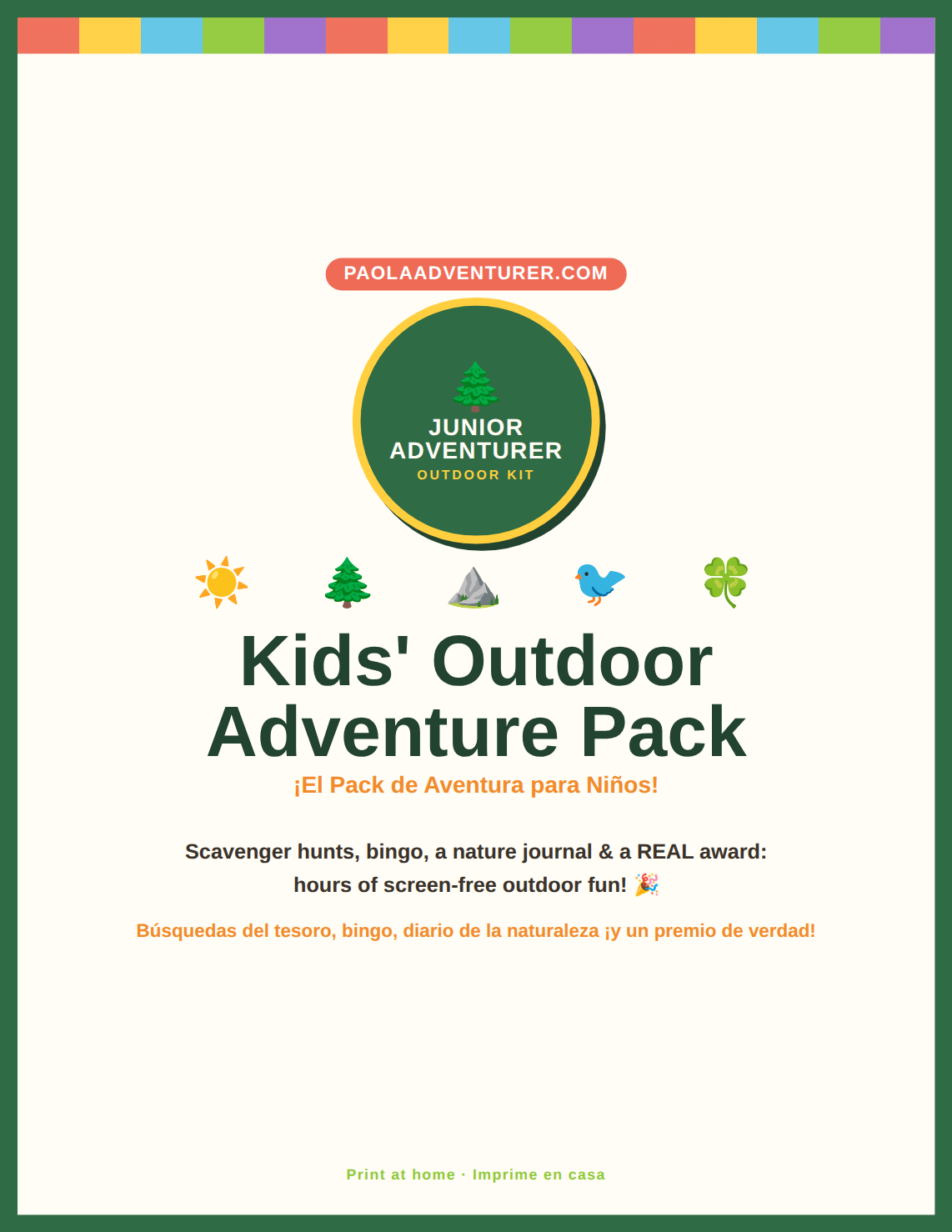 Kids' Outdoor Adventure Pack